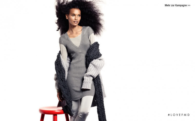 Liya Kebede featured in  the H&M lookbook for Autumn/Winter 2009