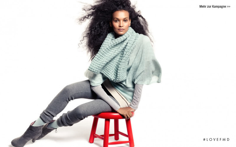 Liya Kebede featured in  the H&M lookbook for Autumn/Winter 2009