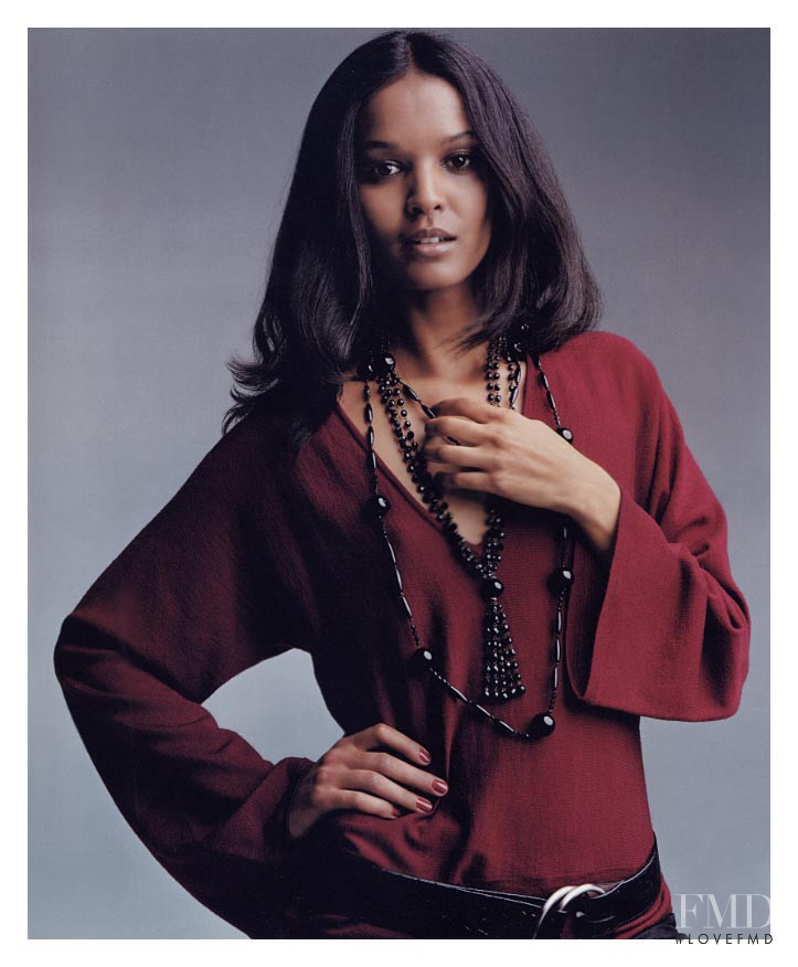 Liya Kebede featured in  the Ann Taylor advertisement for Autumn/Winter 2006