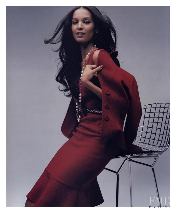 Liya Kebede featured in  the Ann Taylor advertisement for Autumn/Winter 2006
