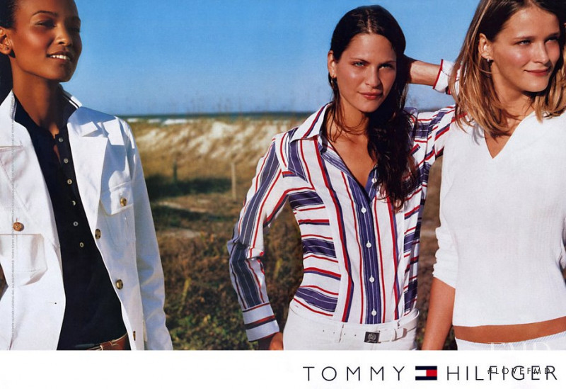 Liya Kebede featured in  the Tommy Hilfiger advertisement for Autumn/Winter 2008