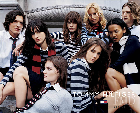 Liya Kebede featured in  the Tommy Hilfiger advertisement for Autumn/Winter 2008