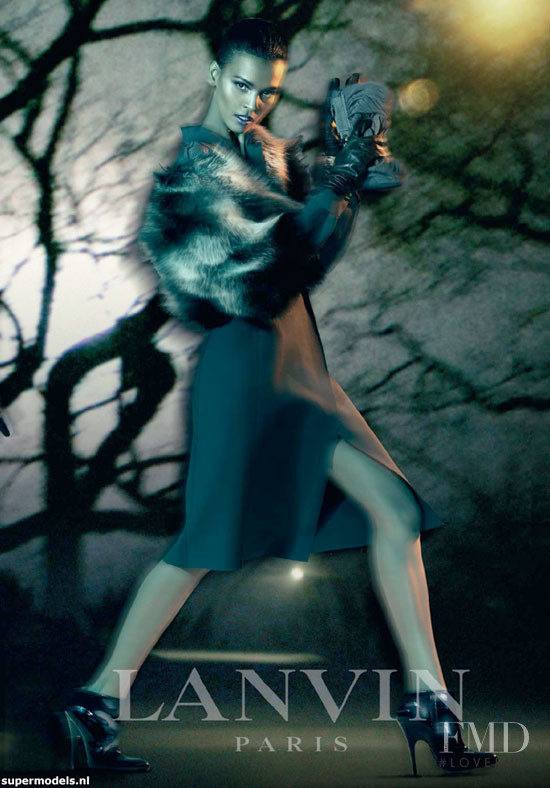 Liya Kebede featured in  the Lanvin advertisement for Autumn/Winter 2008