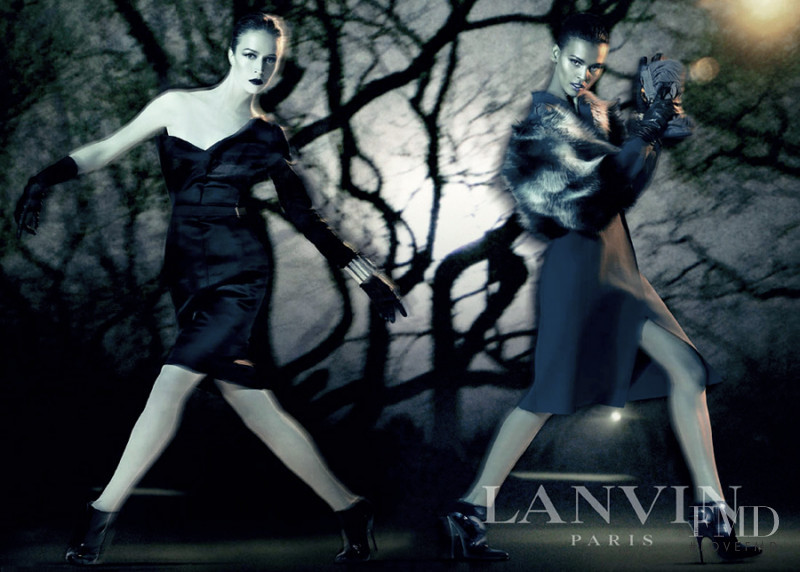 Liya Kebede featured in  the Lanvin advertisement for Autumn/Winter 2008