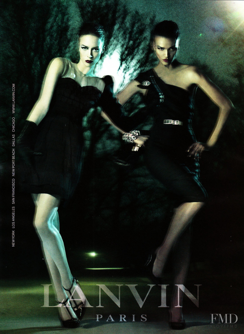 Liya Kebede featured in  the Lanvin advertisement for Autumn/Winter 2008