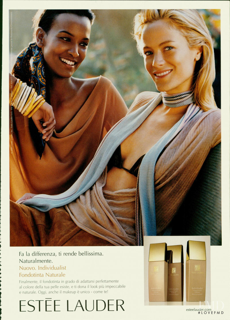 Carolyn Murphy featured in  the Estée Lauder Individualist advertisement for Spring/Summer 2005