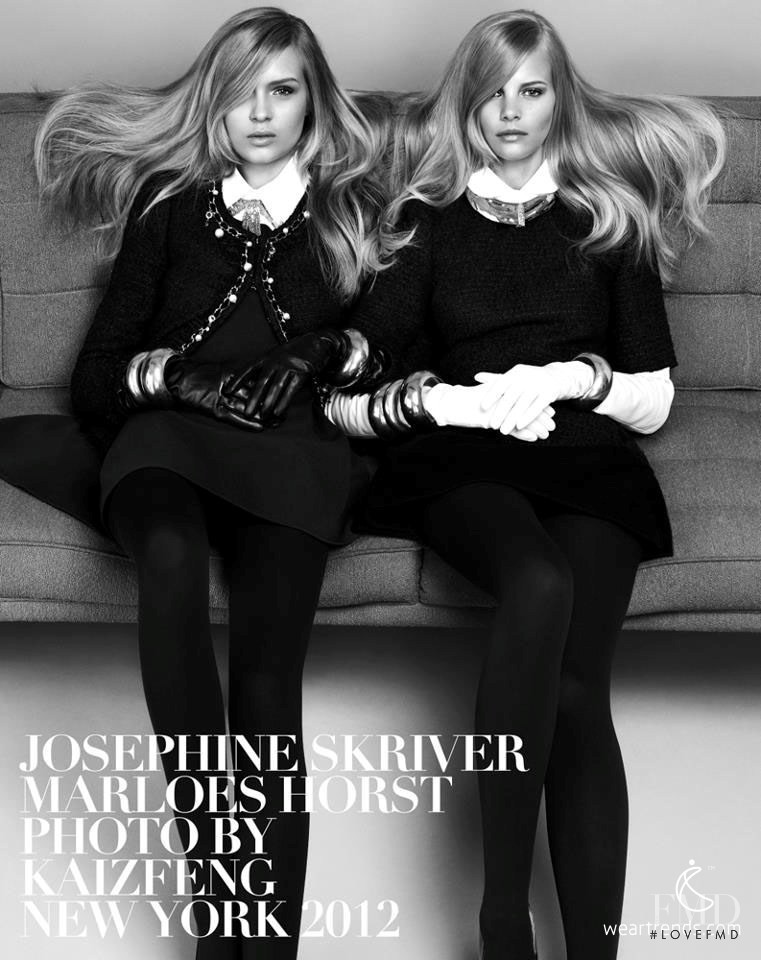 Josephine Skriver featured in  the Eifini advertisement for Autumn/Winter 2012