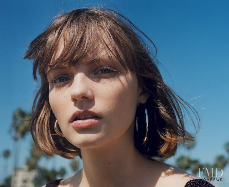 Fran Summers featured in  the Zara advertisement for Summer 2018