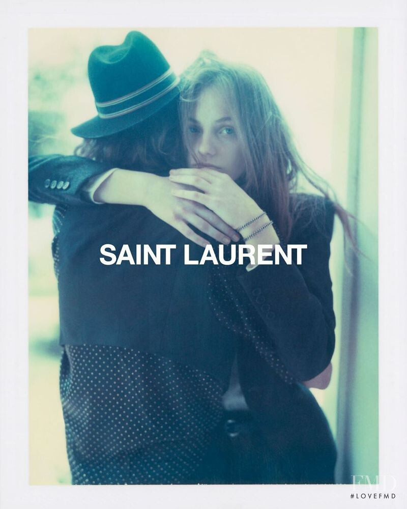 Fran Summers featured in  the Saint Laurent advertisement for Spring 2020