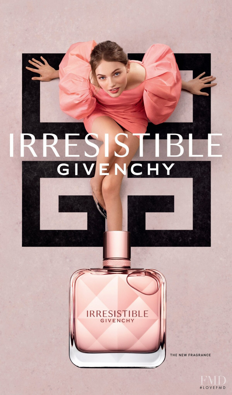 Fran Summers featured in  the Givenchy "Irresistible" Fragrance  advertisement for Summer 2020