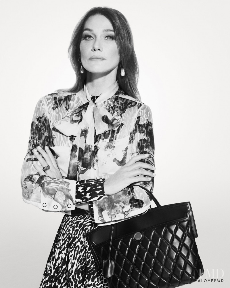 Carla Bruni featured in  the Burberry Burberry Festive advertisement for Holiday 2019