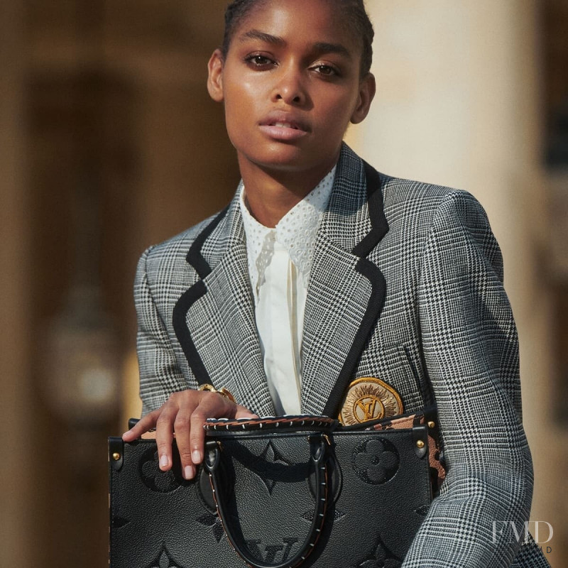 Blesnya Minher featured in  the Louis Vuitton Wild at Heart advertisement for Fall 2021