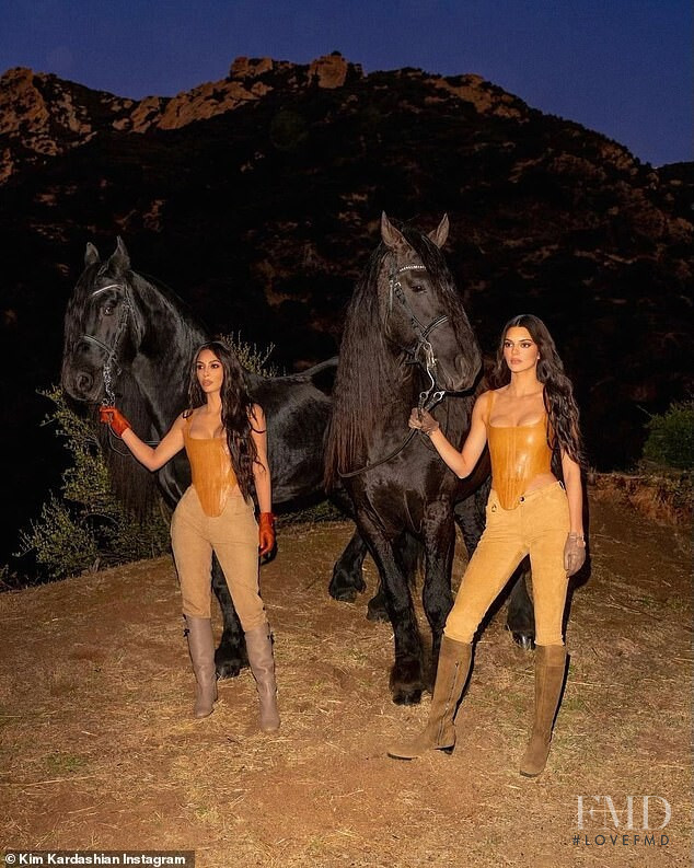 Kendall Jenner featured in  the KKW Fragrance advertisement for Spring/Summer 2021