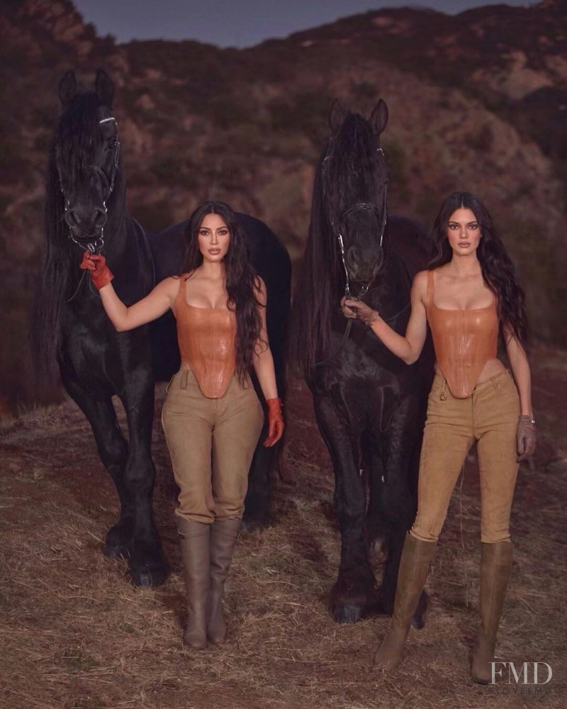 Kendall Jenner featured in  the KKW Fragrance advertisement for Spring/Summer 2021