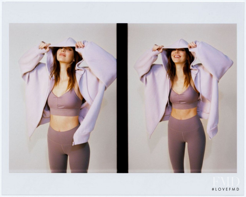 Kendall Jenner featured in  the Alo Yoga advertisement for Spring/Summer 2021