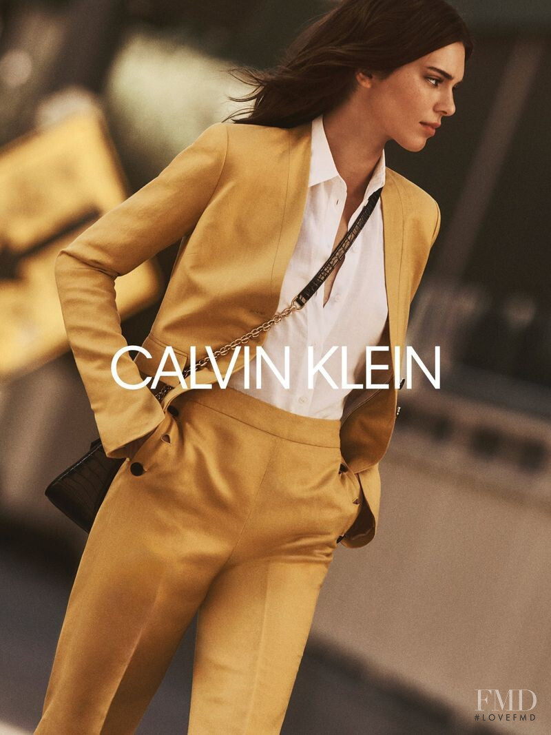 Kendall Jenner featured in  the Calvin Klein advertisement for Autumn/Winter 2020