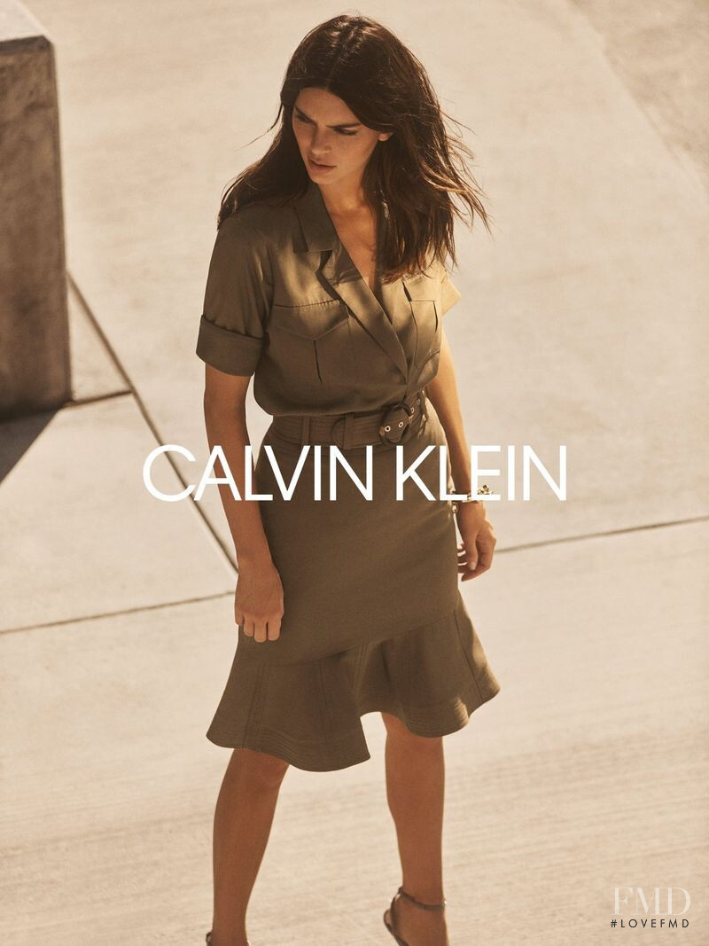 Kendall Jenner featured in  the Calvin Klein advertisement for Autumn/Winter 2020