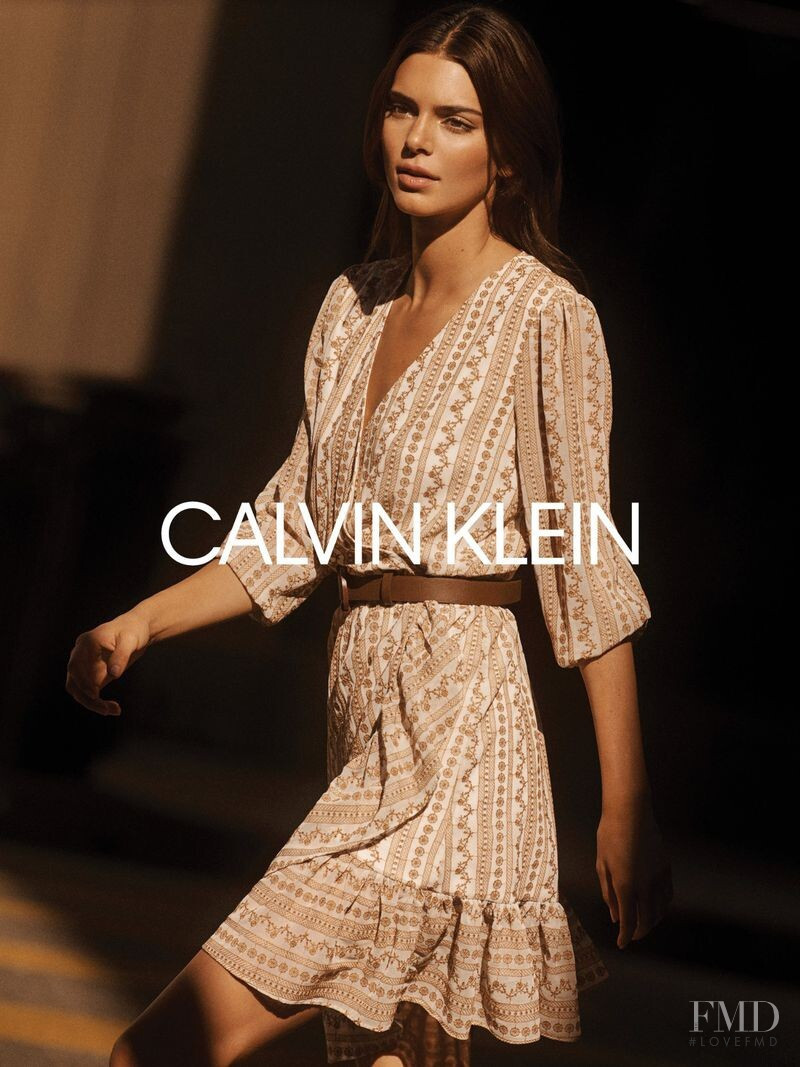 Kendall Jenner featured in  the Calvin Klein advertisement for Autumn/Winter 2020