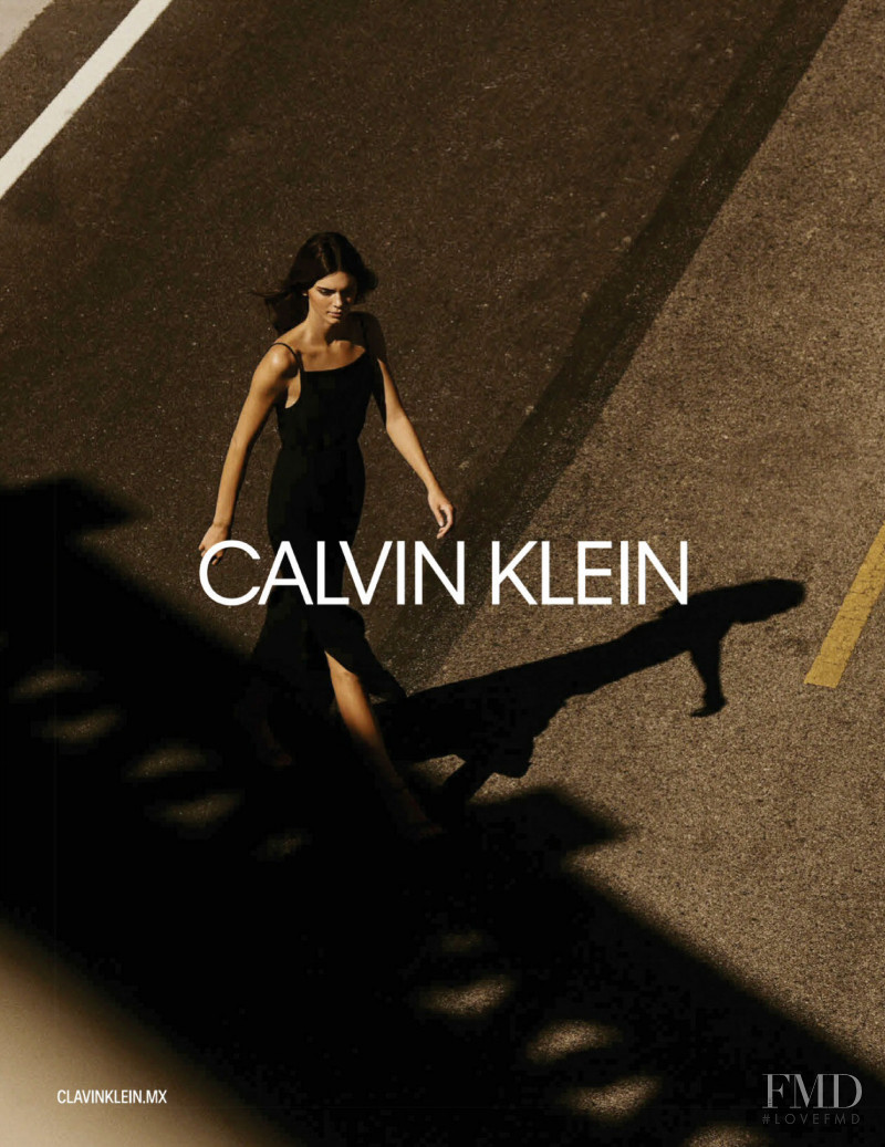 Kendall Jenner featured in  the Calvin Klein advertisement for Spring/Summer 2020