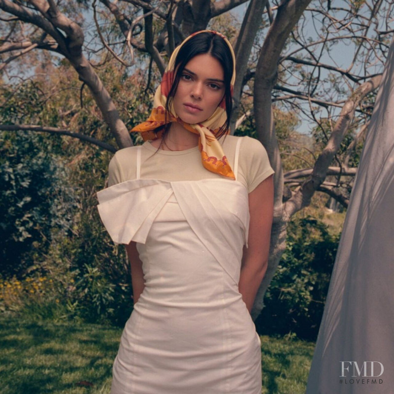 Kendall Jenner featured in  the Kendall + Kylie advertisement for Summer 2019