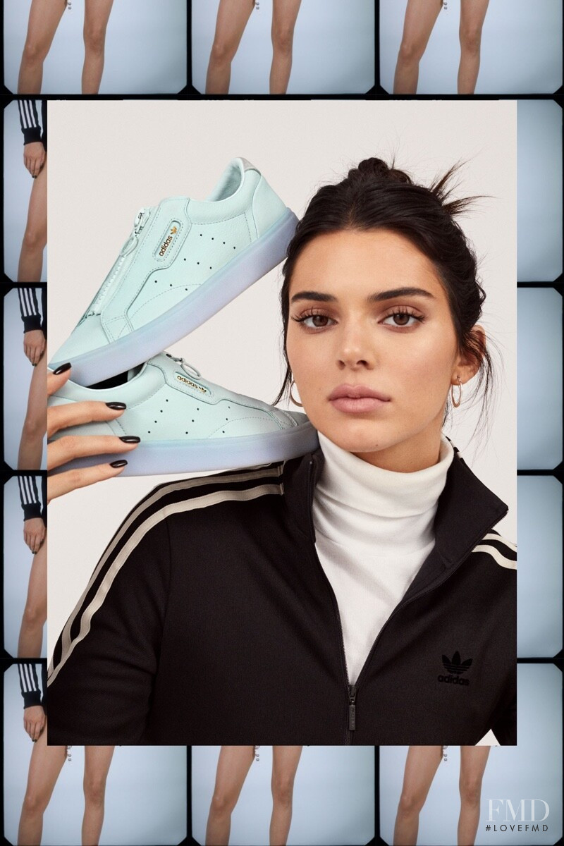 Kendall Jenner featured in  the Adidas Originals Sleek advertisement for Spring/Summer 2019