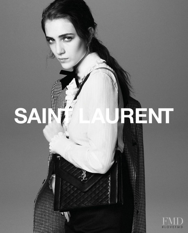 Indya Moore featured in  the Saint Laurent advertisement for Fall 2021