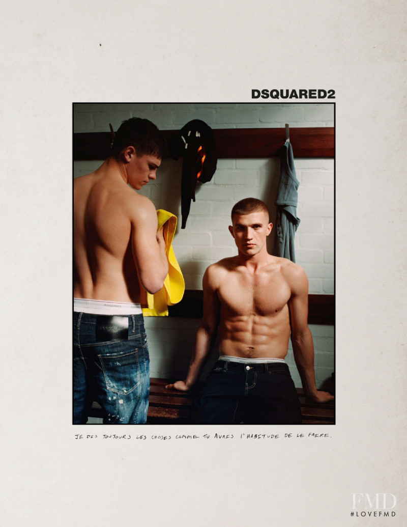 DSquared2 advertisement for Autumn/Winter 2021