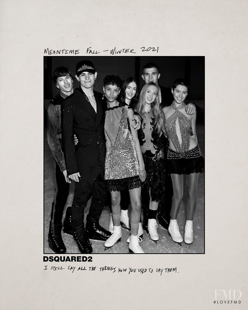 DSquared2 advertisement for Autumn/Winter 2021