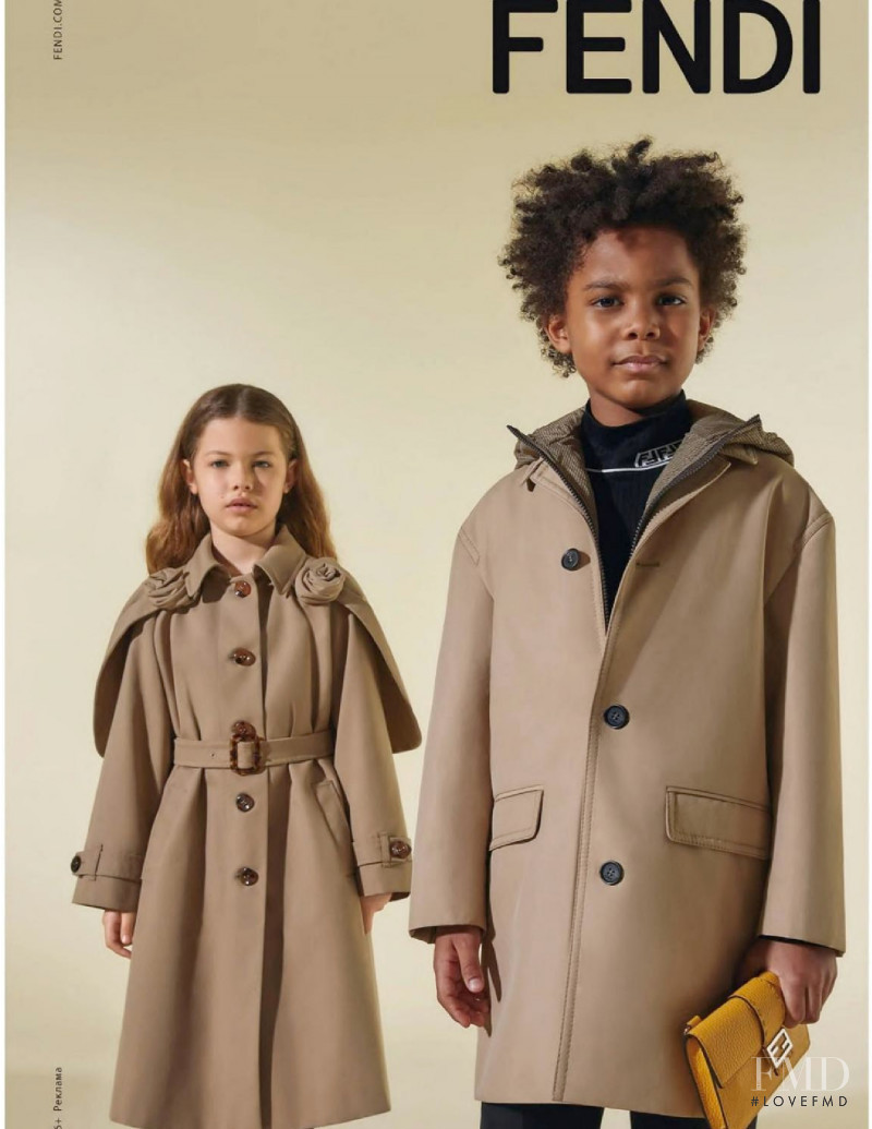 Fendi Kids advertisement for Autumn/Winter 2021