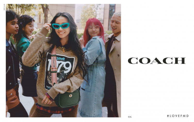 Koki Kimura featured in  the Coach advertisement for Autumn/Winter 2021