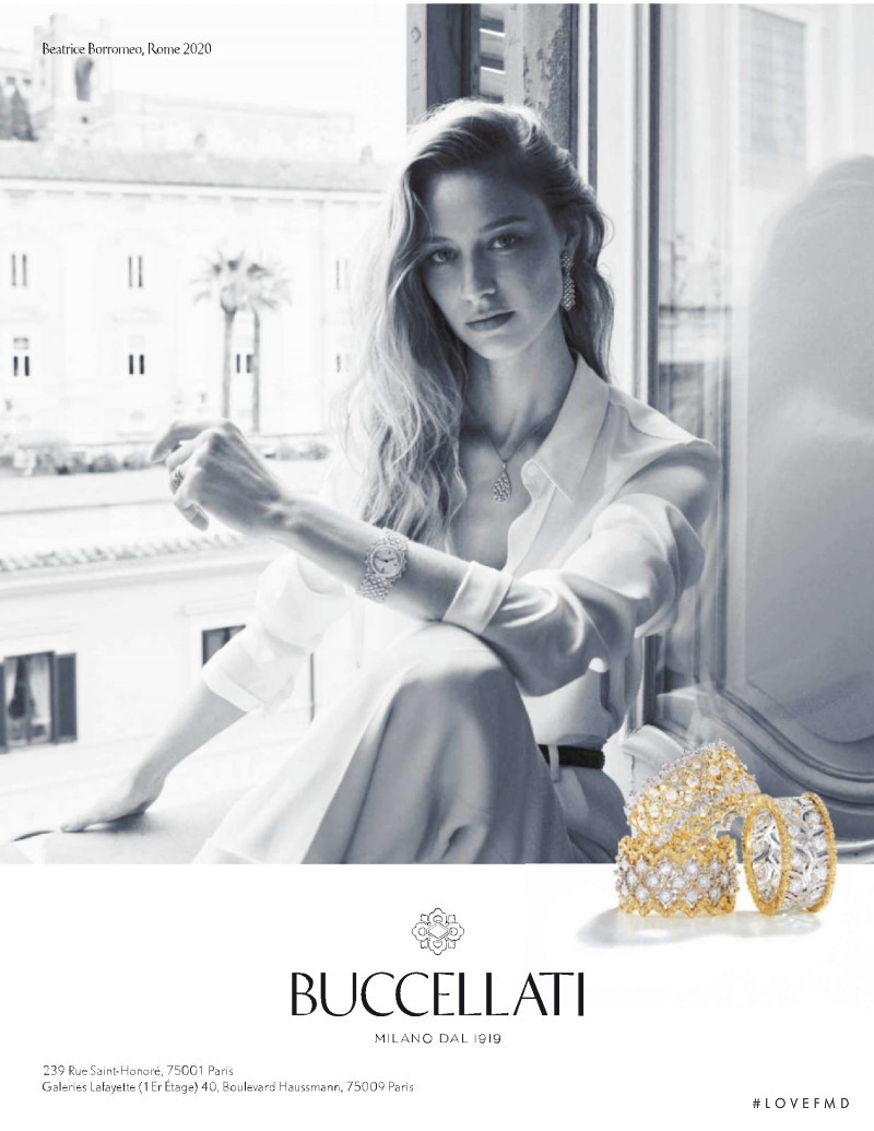 Buccellati advertisement for Autumn/Winter 2021