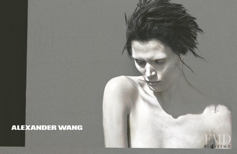 Malgosia Bela featured in  the Alexander Wang advertisement for Spring/Summer 2013