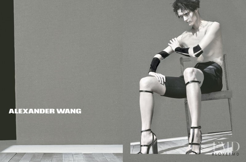 Malgosia Bela featured in  the Alexander Wang advertisement for Spring/Summer 2013