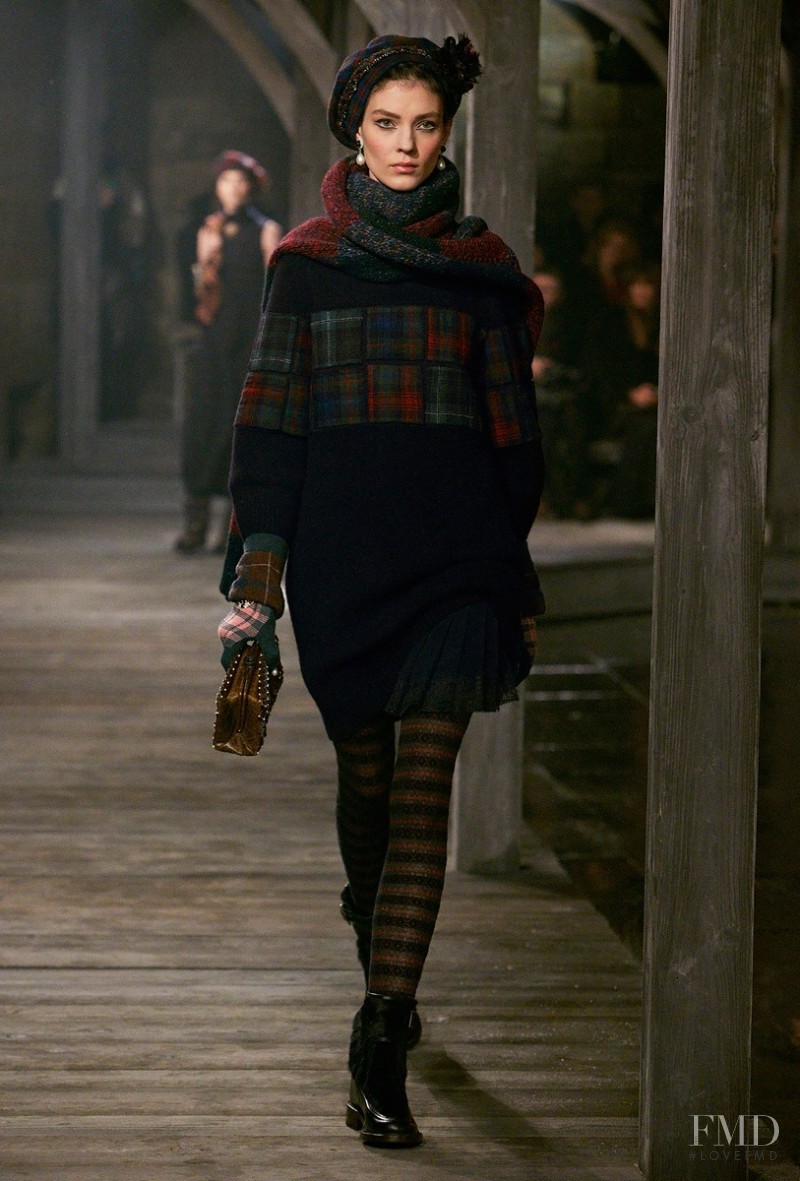 Kati Nescher featured in  the Chanel fashion show for Pre-Fall 2013