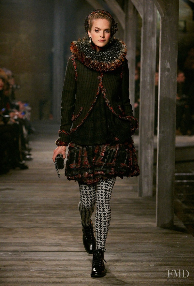 Mirte Maas featured in  the Chanel fashion show for Pre-Fall 2013
