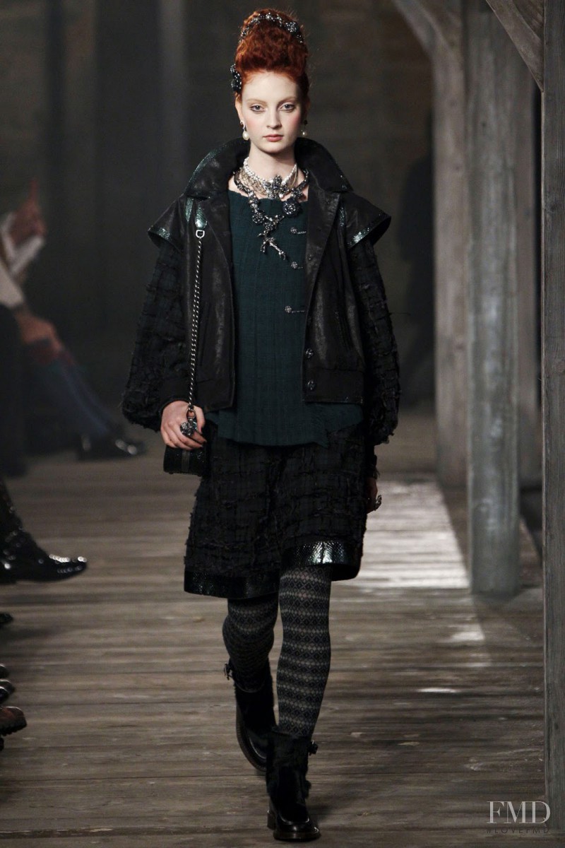 Codie Young featured in  the Chanel fashion show for Pre-Fall 2013