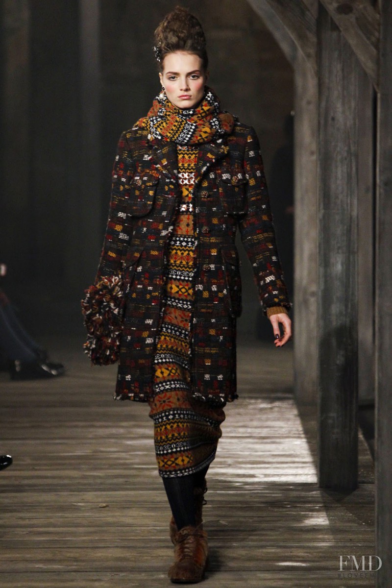 Agne Konciute featured in  the Chanel fashion show for Pre-Fall 2013