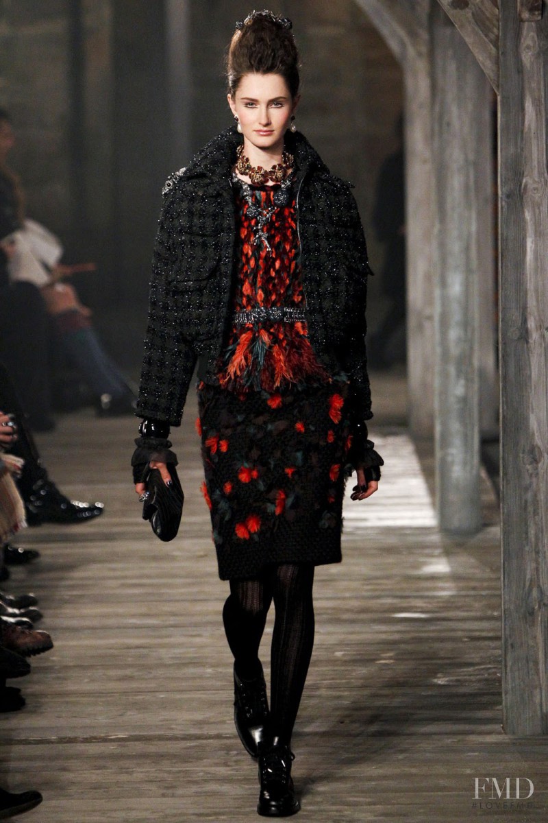 Mackenzie Drazan featured in  the Chanel fashion show for Pre-Fall 2013