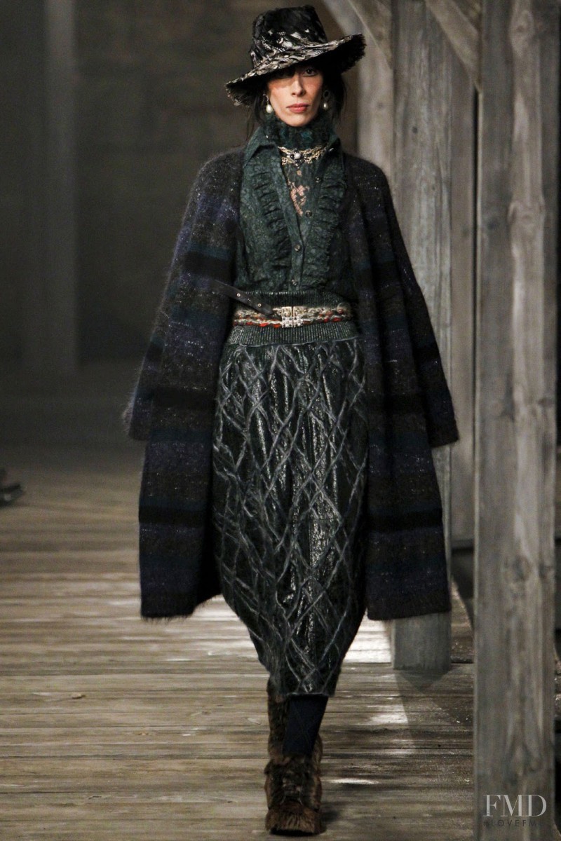 Jamie Bochert featured in  the Chanel fashion show for Pre-Fall 2013