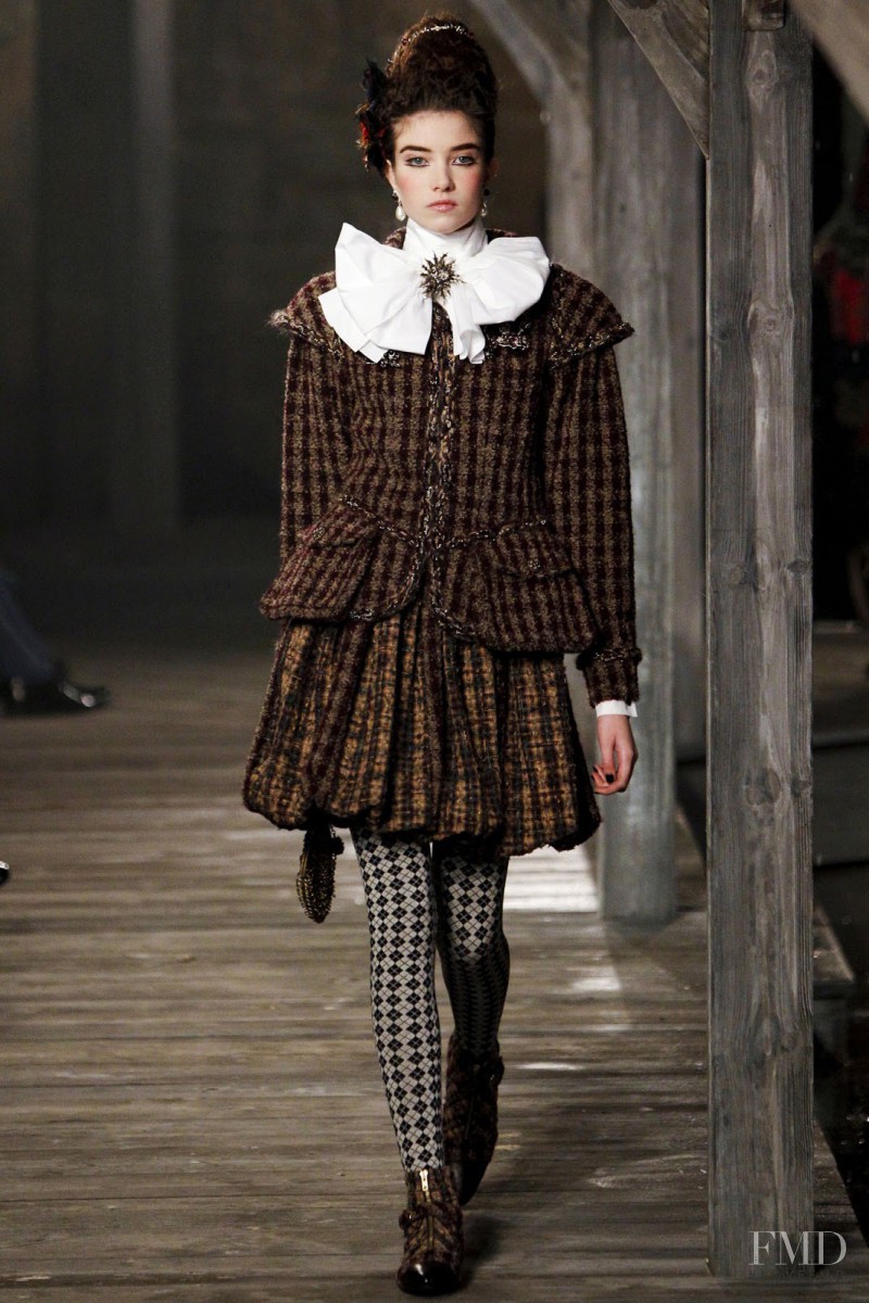 Grace Hartzel featured in  the Chanel fashion show for Pre-Fall 2013