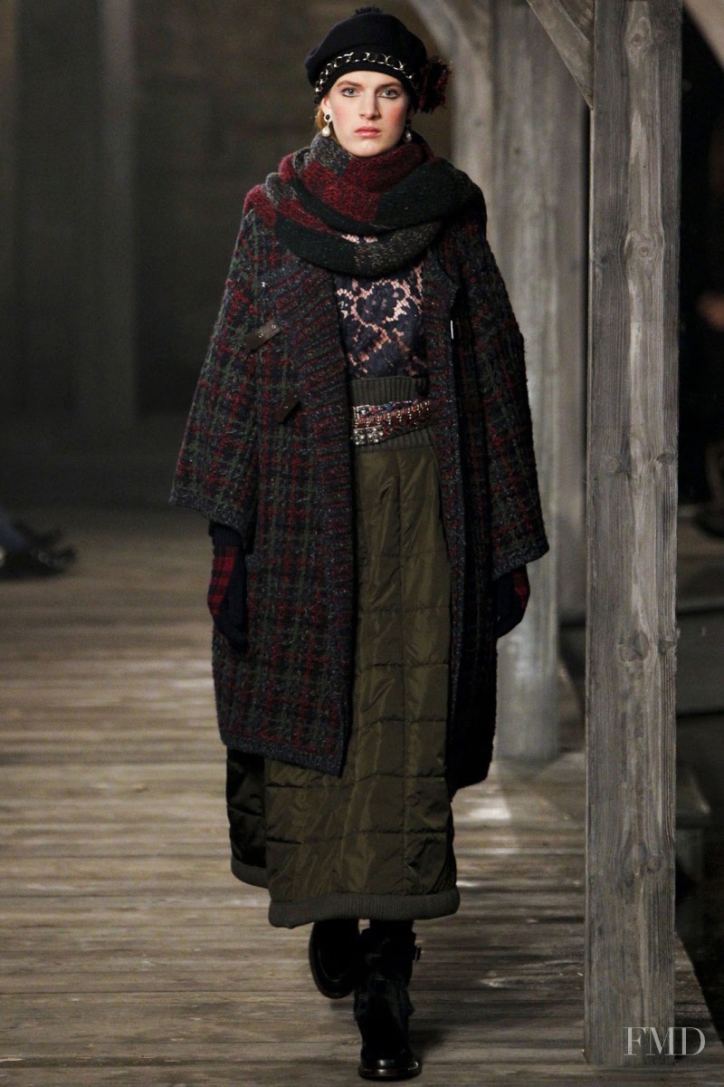 Ashleigh Good featured in  the Chanel fashion show for Pre-Fall 2013