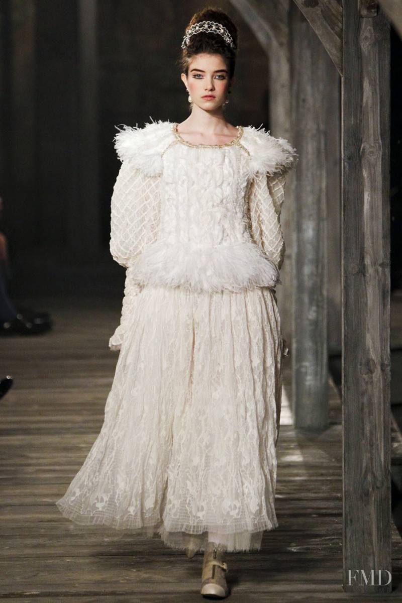 Grace Hartzel featured in  the Chanel fashion show for Pre-Fall 2013