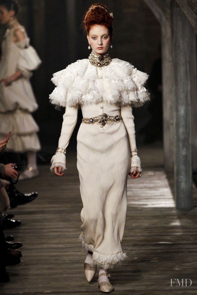 Codie Young featured in  the Chanel fashion show for Pre-Fall 2013