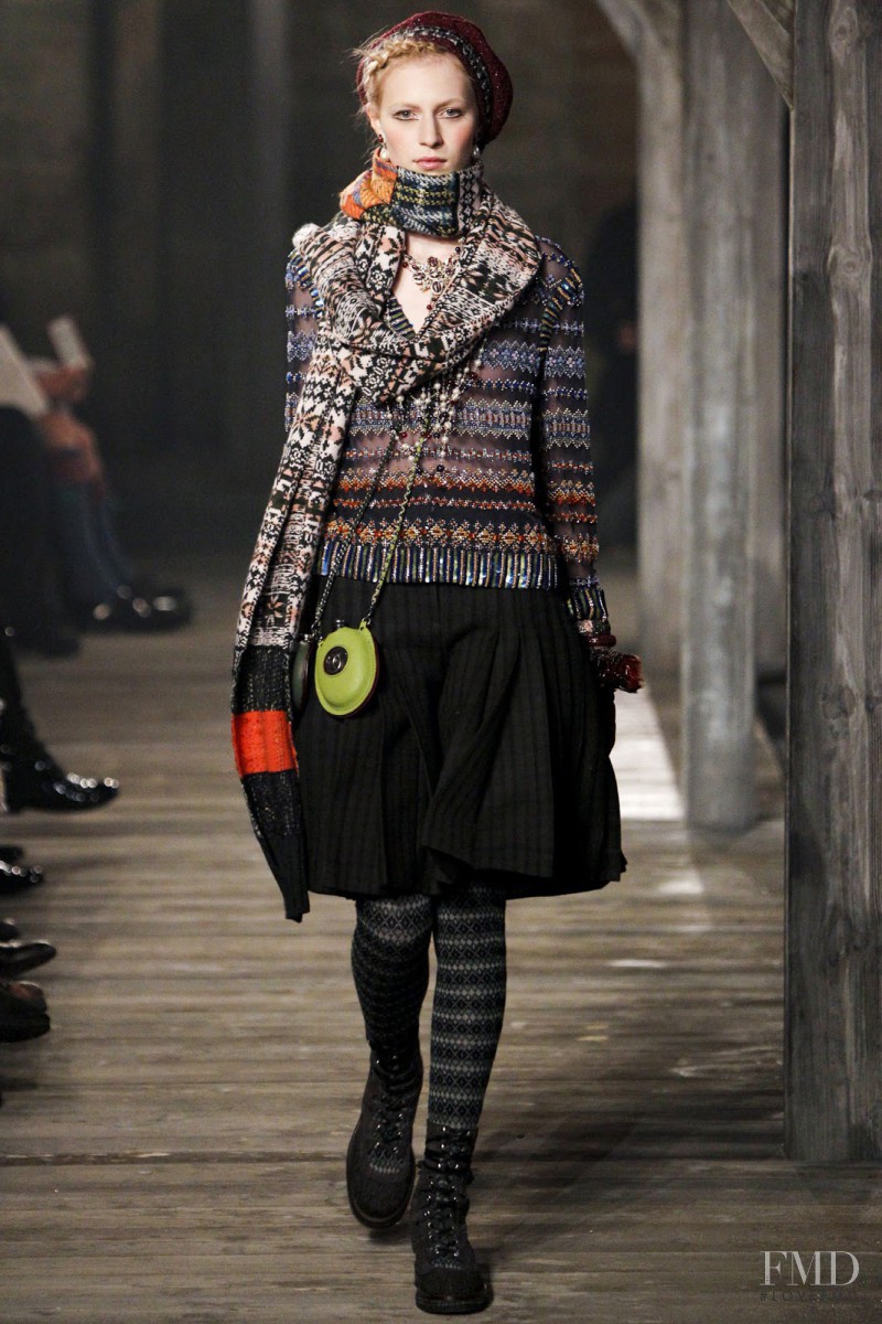 Julia Nobis featured in  the Chanel fashion show for Pre-Fall 2013