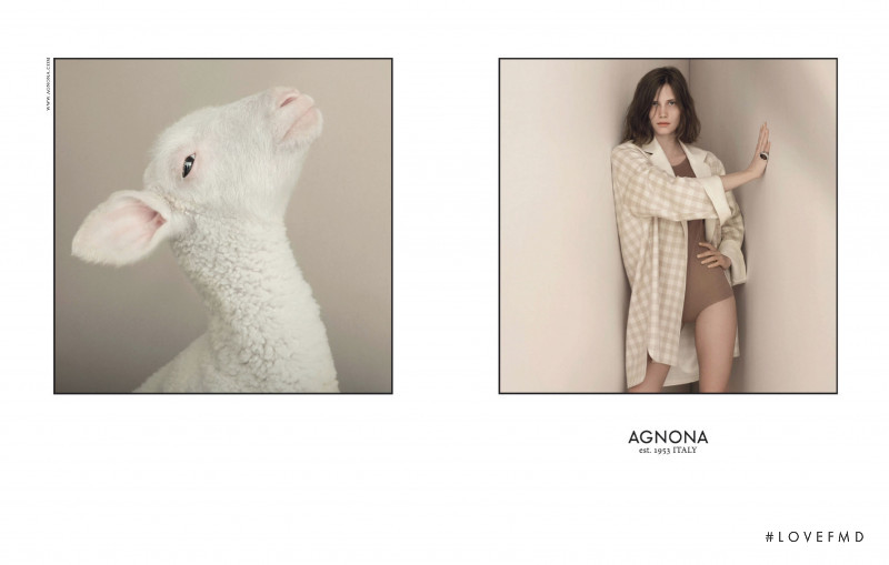 Agnona advertisement for Spring/Summer 2014