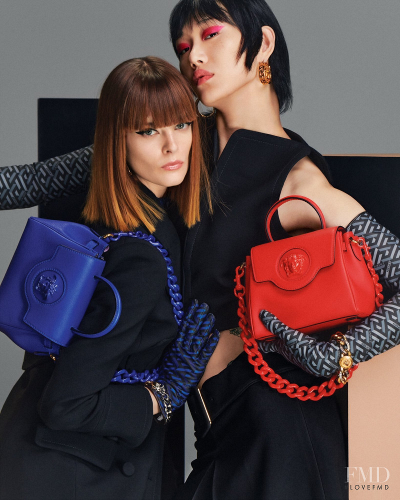 Versace La Greca Signature advertisement for Autumn/Winter 2021