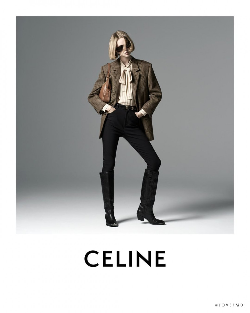 Quinn Elin Mora featured in  the Celine advertisement for Autumn/Winter 2021