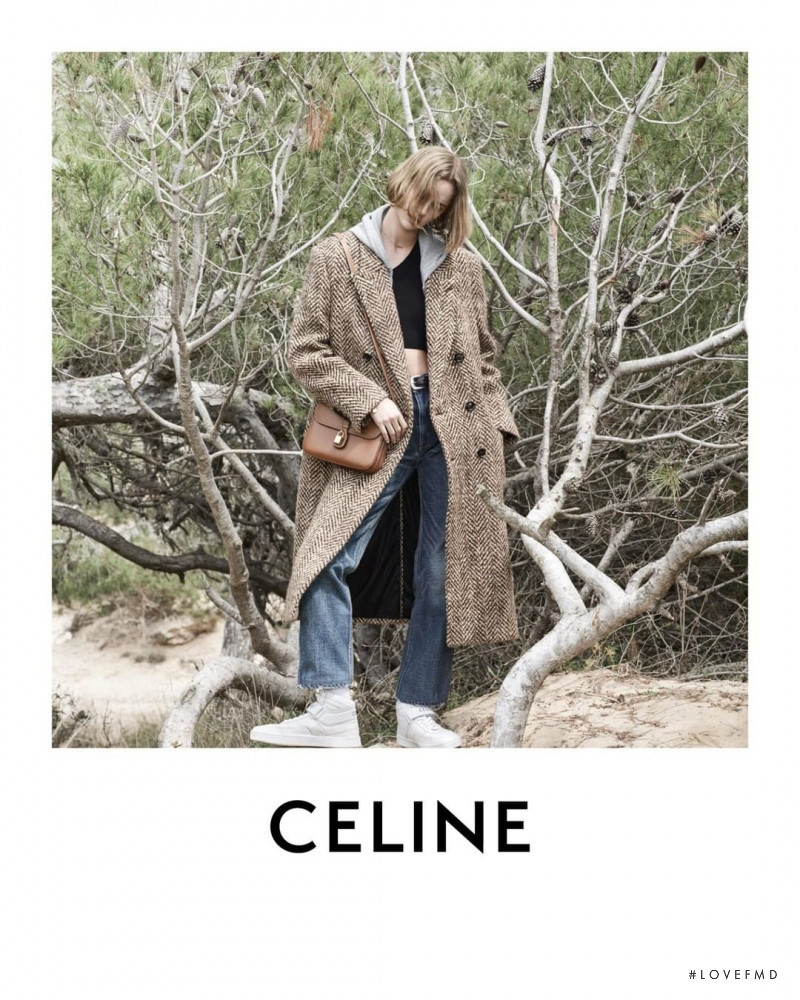 Quinn Elin Mora featured in  the Celine advertisement for Autumn/Winter 2021