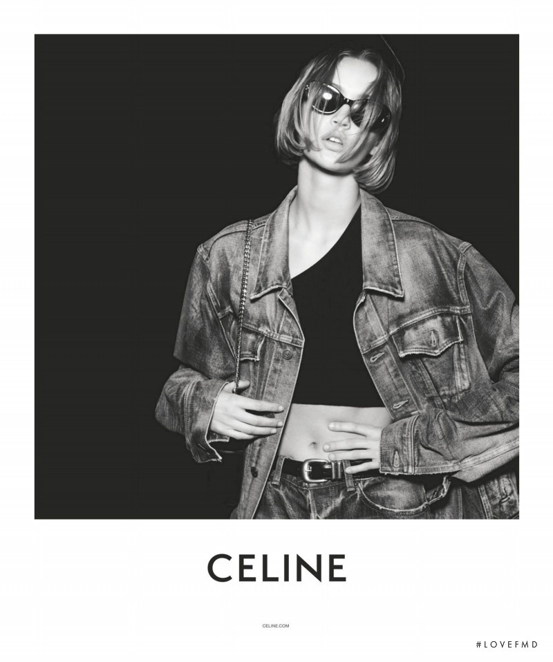 Quinn Elin Mora featured in  the Celine advertisement for Autumn/Winter 2021