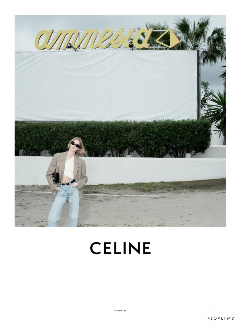 Quinn Elin Mora featured in  the Celine advertisement for Autumn/Winter 2021